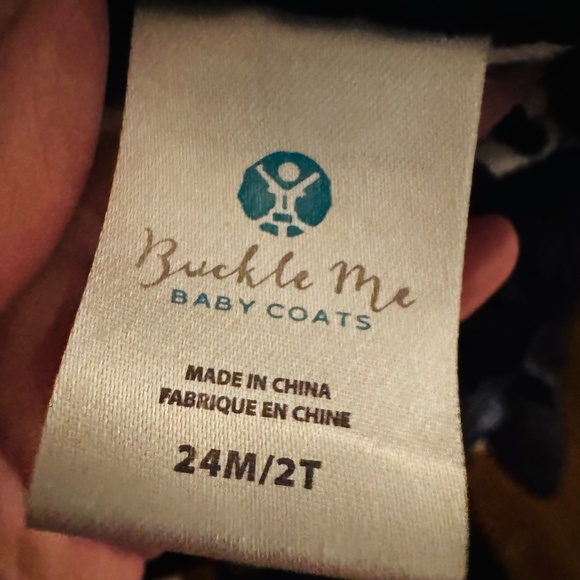 Buckle Me Baby Coat, Size 24 Months/2T, Black with Giraffe Print - Picture 16 of 16